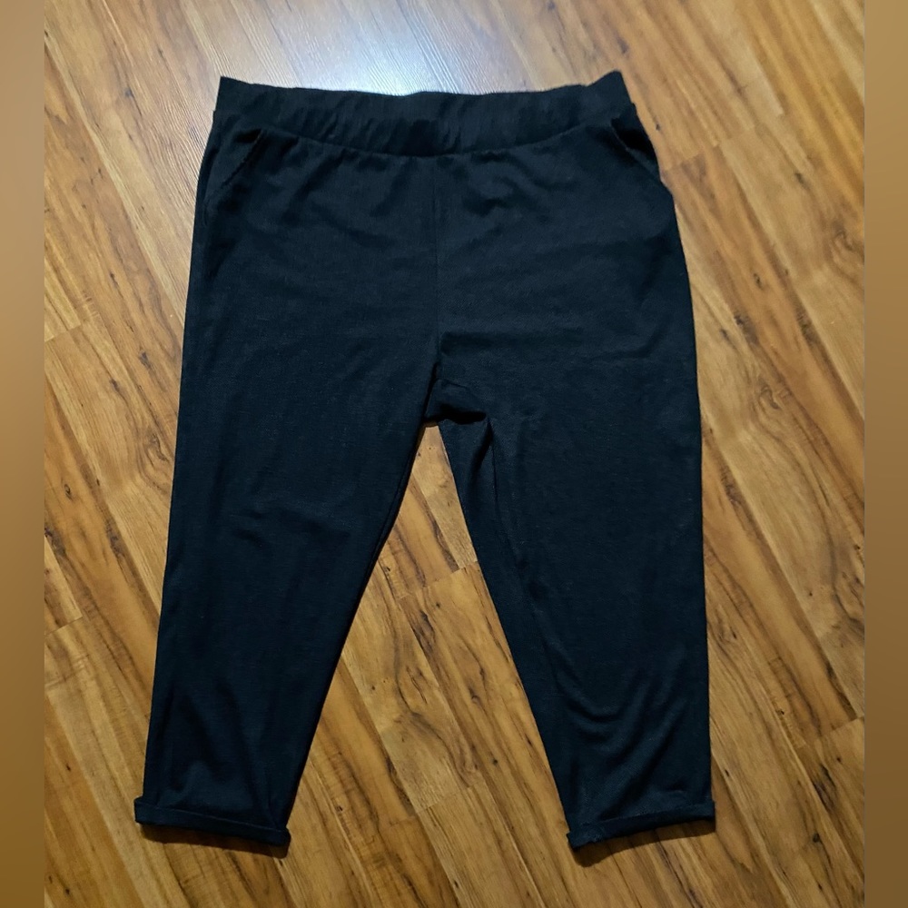 Terra & Sky Women's Herringbone Pattern Dress Pants Size 3X (24W-26W)